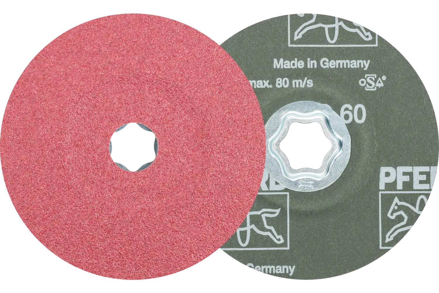 Picture of Pferd Combiclick® Fiber Disc, 5" Dia, 60 Grit, Ceramic oxide